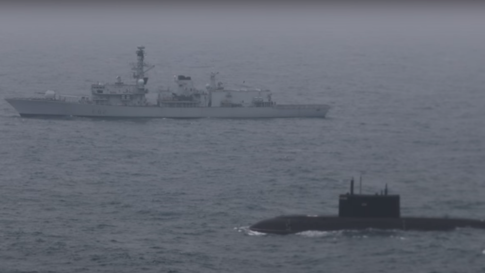 Royal Navy Escorts Russian Sub Through English Channel